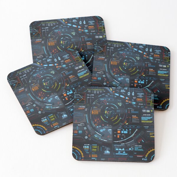Item preview, Chrono-Tech Dreamscape: Futuristic Sci-Fi Seamless Pattern designed and sold by AlienSkinEyes.