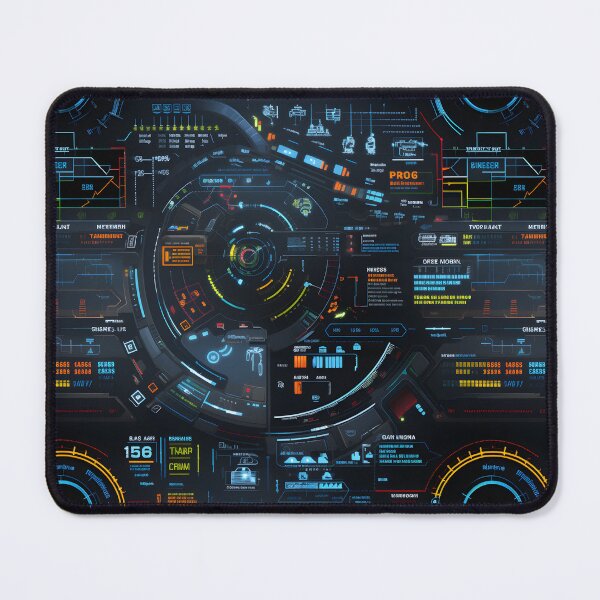 Item preview, Chrono-Tech Dreamscape: Futuristic Sci-Fi Seamless Pattern designed and sold by AlienSkinEyes.