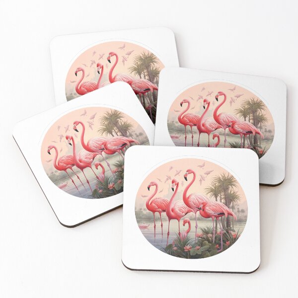 Item preview, Flamingos on the lake designed and sold by abmkf.