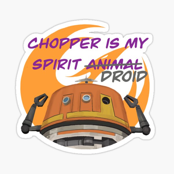 Item preview, Chopper = spirit droid designed and sold by Fransartdesign .