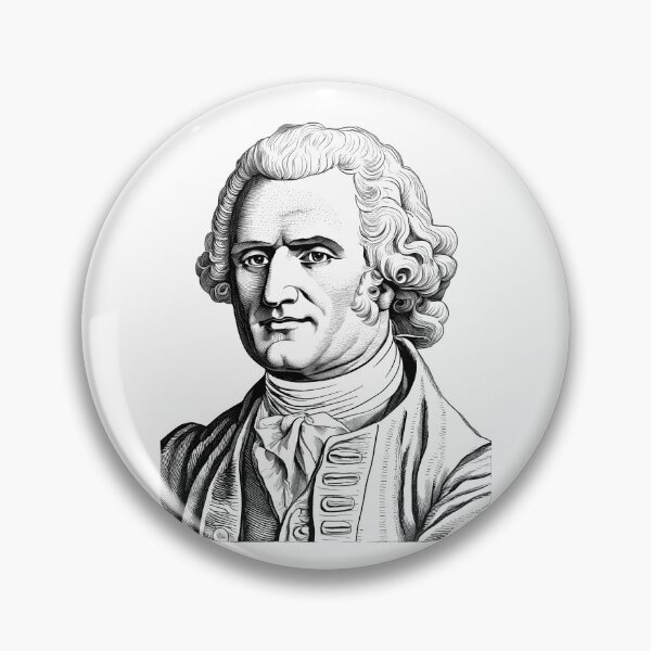Item preview, Portrait of Jean-Jacques Rousseau designed and sold by NTGUILTY.