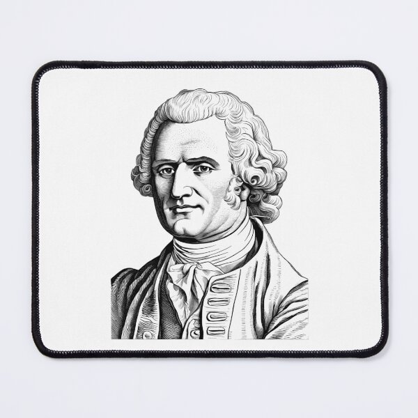Item preview, Portrait of Jean-Jacques Rousseau designed and sold by NTGUILTY.