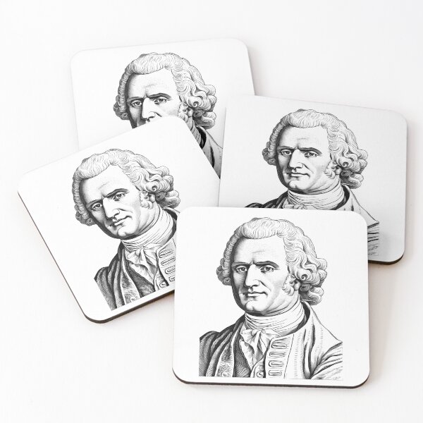 Item preview, Portrait of Jean-Jacques Rousseau designed and sold by NTGUILTY.