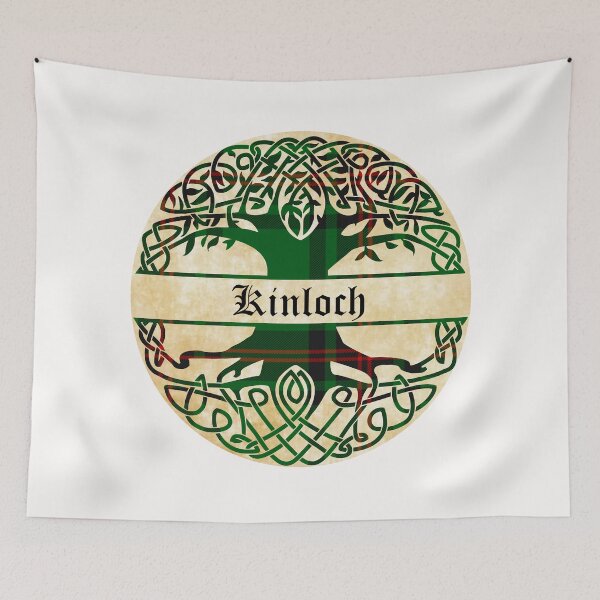 Item preview, Kinloch Tree of Life Clan Scottish Surname tartan designed and sold by BagTown Clans.