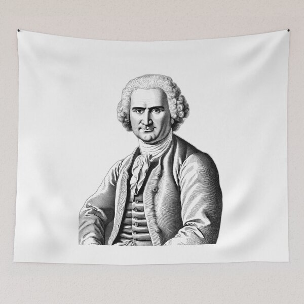 Item preview, Jean-Jacques Rousseau Portrait designed and sold by NTGUILTY.