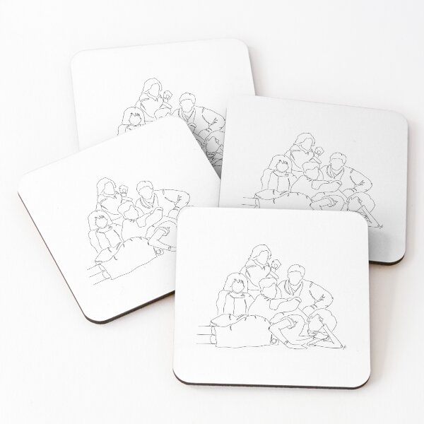 Item preview, Breakfast Club Line Art  designed and sold by tinywhiteco.