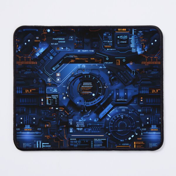 Item preview, Chrono-Tech Dreamscape: Futuristic Sci-Fi Seamless Pattern designed and sold by AlienSkinEyes.