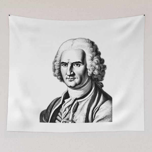 Item preview, Jean-Jacques Rousseau Art designed and sold by NTGUILTY.