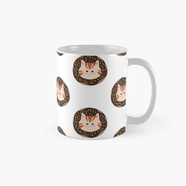 Item preview, Chocolate Donut Kitty-Adorable Cat Illustration designed and sold by DazziDazzi.