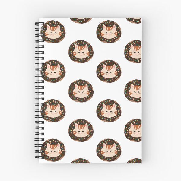 Item preview, Chocolate Donut Kitty-Adorable Cat Illustration designed and sold by DazziDazzi.
