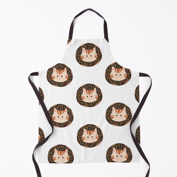 Item preview, Chocolate Donut Kitty-Adorable Cat Illustration designed and sold by DazziDazzi.