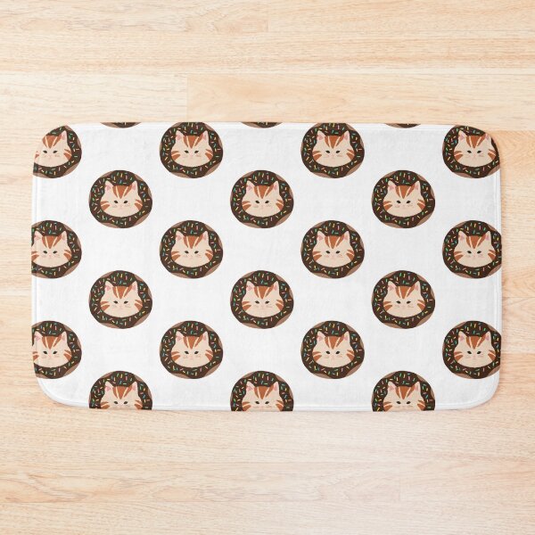 Item preview, Chocolate Donut Kitty-Adorable Cat Illustration designed and sold by DazziDazzi.