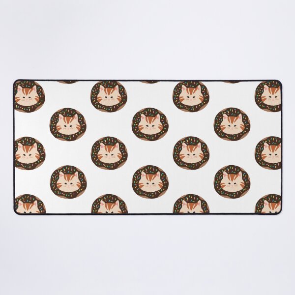 Item preview, Chocolate Donut Kitty-Adorable Cat Illustration designed and sold by DazziDazzi.