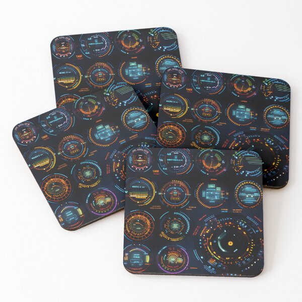 Item preview, Chrono-Tech Dreamscape: Futuristic Sci-Fi Seamless Pattern designed and sold by AlienSkinEyes.