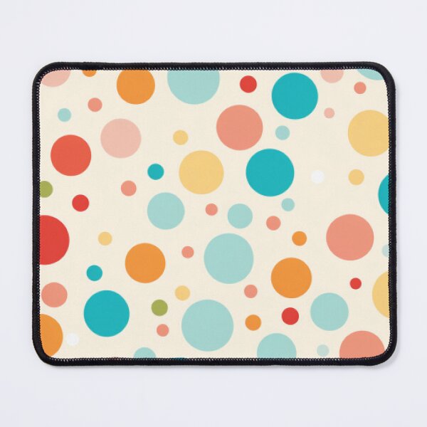 Item preview, Whimsical Toycore Confetti: Vintage Polka Dots in Retro Teal, Beige, and Orange Geometry designed and sold by Panadis.