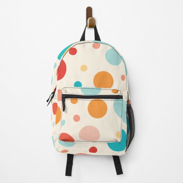 Item preview, Whimsical Toycore Confetti: Vintage Polka Dots in Retro Teal, Beige, and Orange Geometry designed and sold by Panadis.