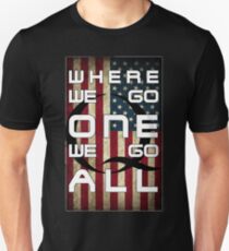 Q - QANON - WO WIR EIN GO GEHEN ALLES (UPDATE Beschreibung lesen) Slim Fit T-Shirt
