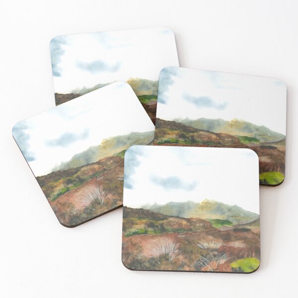 Item preview, Tongariro National Parc - Watercolour Painting designed and sold by Karottenlotte.