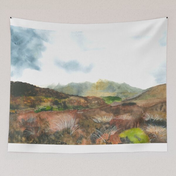 Item preview, Tongariro National Parc - Watercolour Painting designed and sold by Karottenlotte.