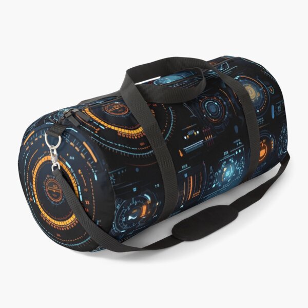 Item preview, Chrono-Tech Dreamscape: Futuristic Sci-Fi Seamless Pattern designed and sold by AlienSkinEyes.