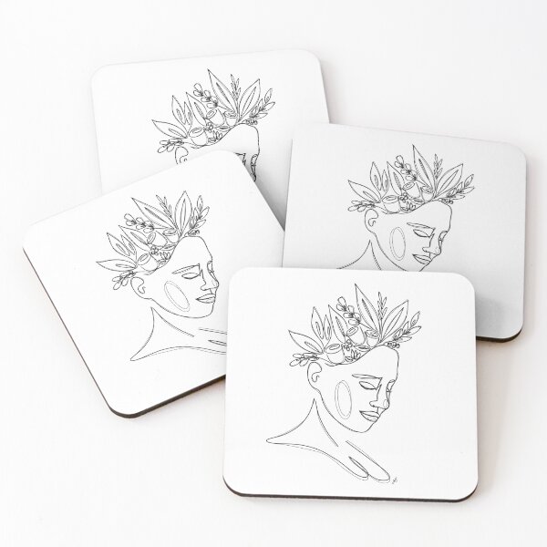 Item preview, Boho Princess Line Art designed and sold by tinywhiteco.