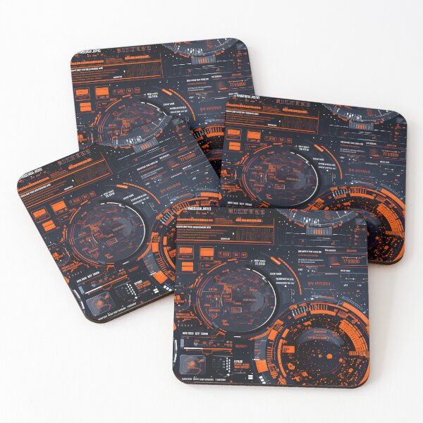 Item preview, Chrono-Tech Dreamscape: Futuristic Sci-Fi Seamless Pattern designed and sold by AlienSkinEyes.
