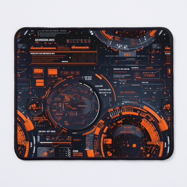 Item preview, Chrono-Tech Dreamscape: Futuristic Sci-Fi Seamless Pattern designed and sold by AlienSkinEyes.