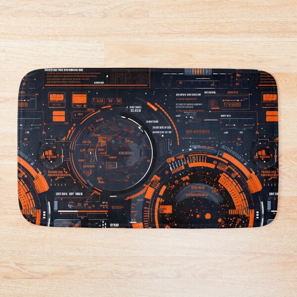 Item preview, Chrono-Tech Dreamscape: Futuristic Sci-Fi Seamless Pattern designed and sold by AlienSkinEyes.