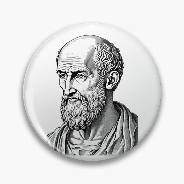 Item preview, Portrait of Hippocrates of Kos designed and sold by NTGUILTY.