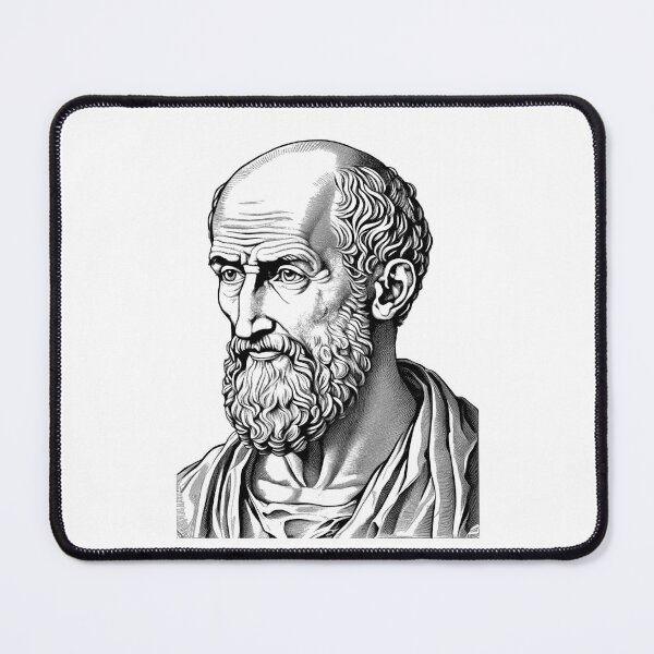 Item preview, Portrait of Hippocrates of Kos designed and sold by NTGUILTY.
