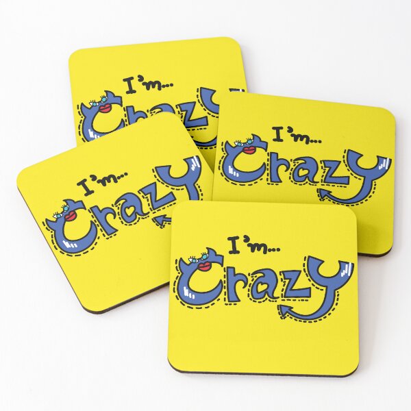 Item preview, Im' Crazy Stickers designed and sold by seekrame.