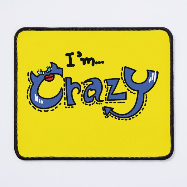 Item preview, Im' Crazy Stickers designed and sold by seekrame.