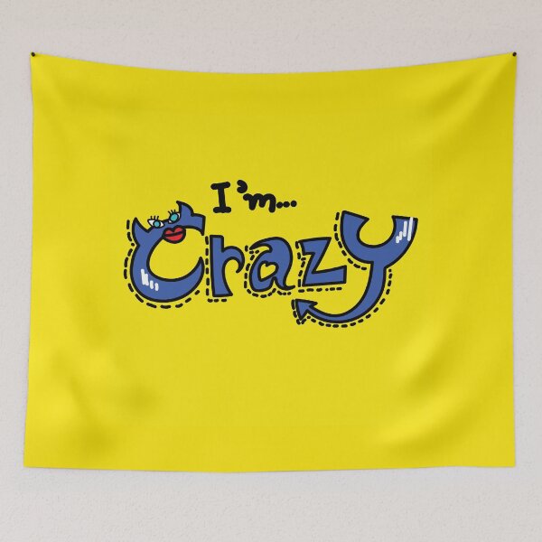 Item preview, Im' Crazy Stickers designed and sold by seekrame.