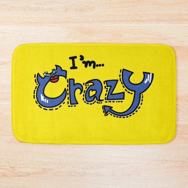 Item preview, Im' Crazy Stickers designed and sold by seekrame.