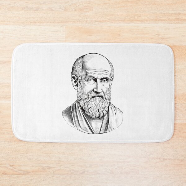 Item preview, Portrait of Hippocrates  designed and sold by NTGUILTY.