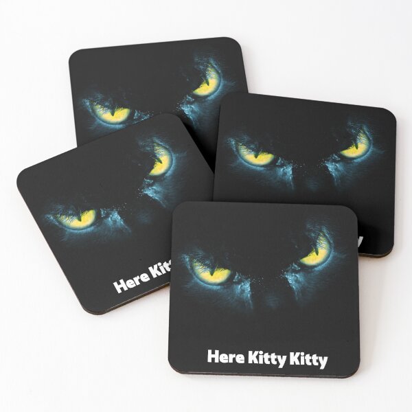 Item preview, Scary cat eyes on a black background designed and sold by simonbratt.