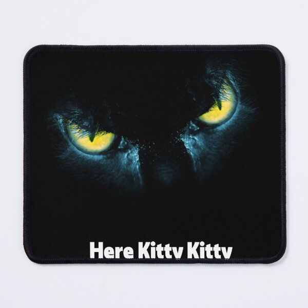 Item preview, Scary cat eyes on a black background designed and sold by simonbratt.