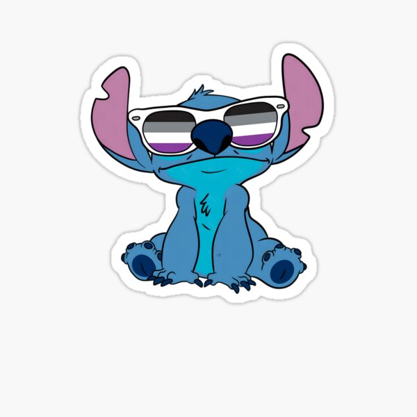 sunglasses stitch  Sticker for Sale by Quinnsifrit