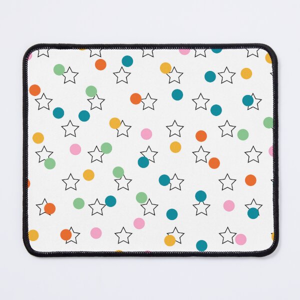 Item preview, Stars and colorful dots pattern designed and sold by ArtAngiTresors.