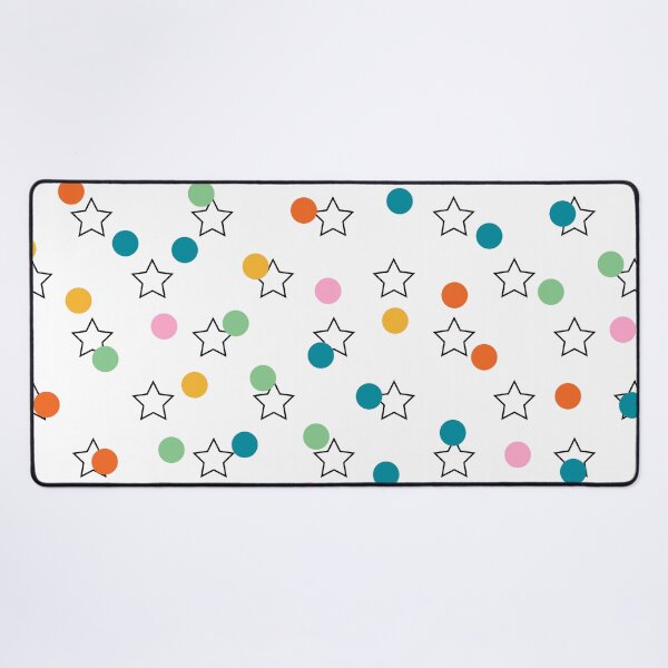 Vista previa del artículo con la obra «Patrón de estrellas y puntos de colores», diseñado y vendido por ArtAngiTresors.