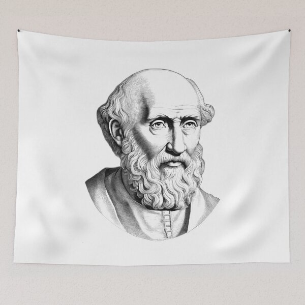 Item preview, Hippocrates Portrait designed and sold by NTGUILTY.