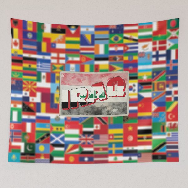 Item preview, Iraq Vintage style retro souvenir designed and sold by DeveloperProp0.