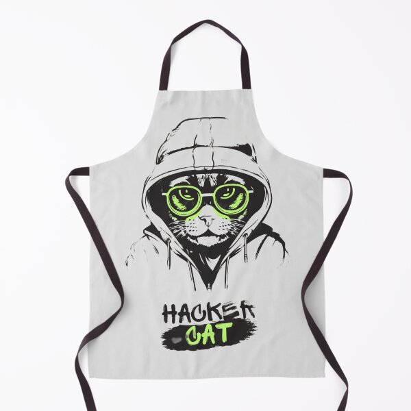 Item preview, Unleash Your Inner Techie with Our Mesmerizing Hacker Cat T-Shirt designed and sold by Puppy Paws.