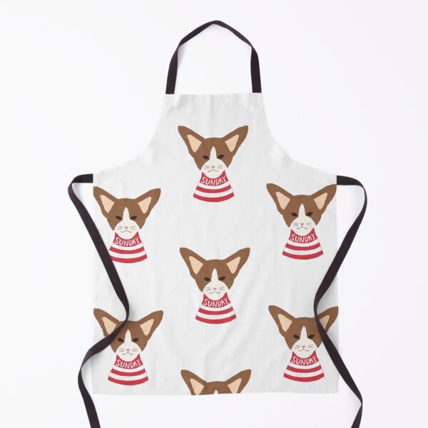 Item preview, Sunday Funday Artist Cat-Red Stripe Pattern Tee designed and sold by DazziDazzi.