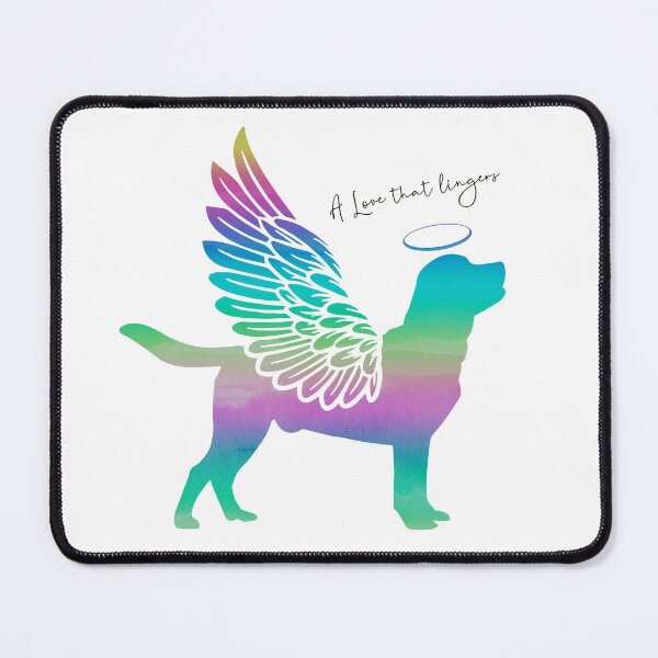 Item preview, Labrador Retriever Angel Wings Rainbow Bridge Pet Loss keepsakes designed and sold by ElizInspires.