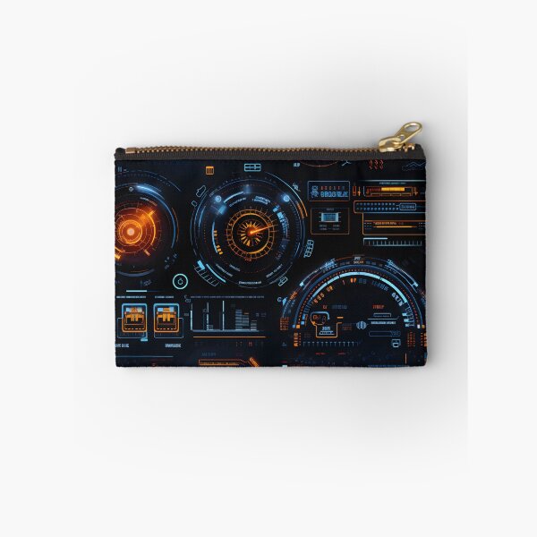 Item preview, Chrono-Tech Dreamscape: Futuristic Sci-Fi Seamless Pattern designed and sold by AlienSkinEyes.