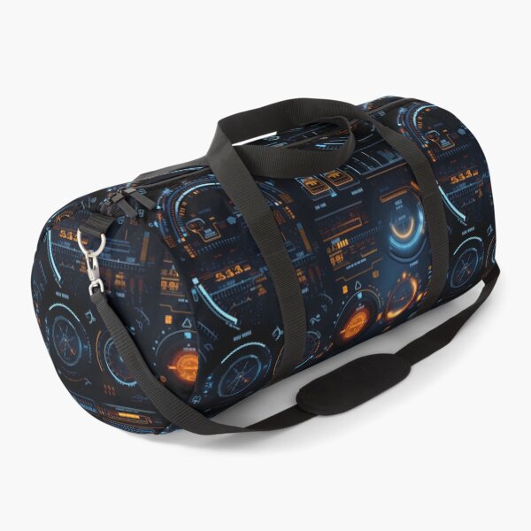 Item preview, Chrono-Tech Dreamscape: Futuristic Sci-Fi Seamless Pattern designed and sold by AlienSkinEyes.