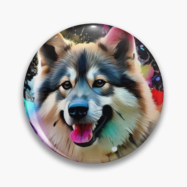 Item preview, Norwegian Elk Hound Splash Art designed and sold by The Digital Compass.