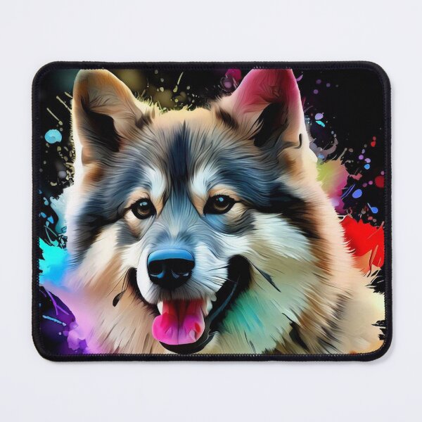 Item preview, Norwegian Elk Hound Splash Art designed and sold by The Digital Compass.