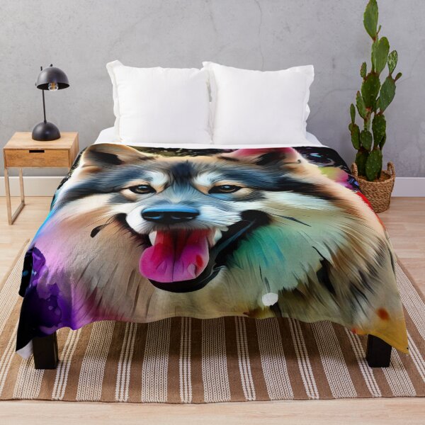 Item preview, Norwegian Elk Hound Splash Art designed and sold by The Digital Compass.